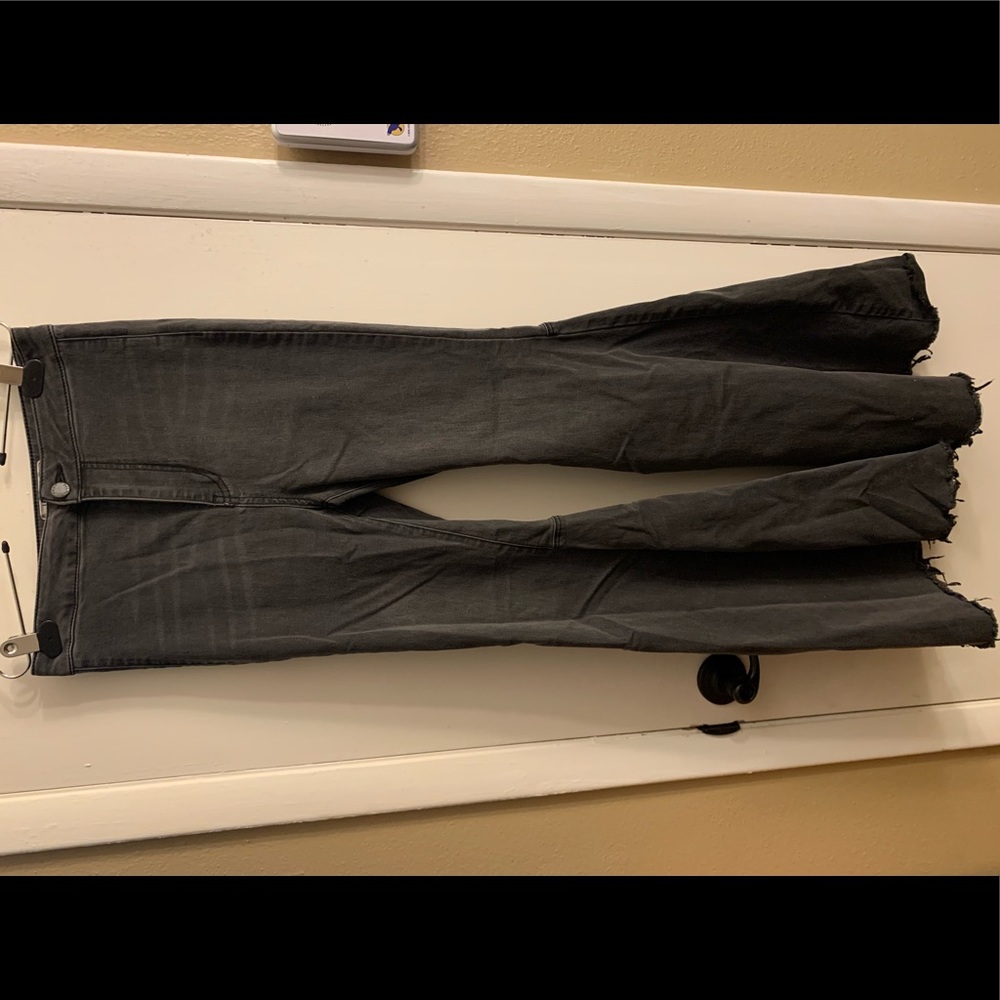 free people high rise super flare jeans